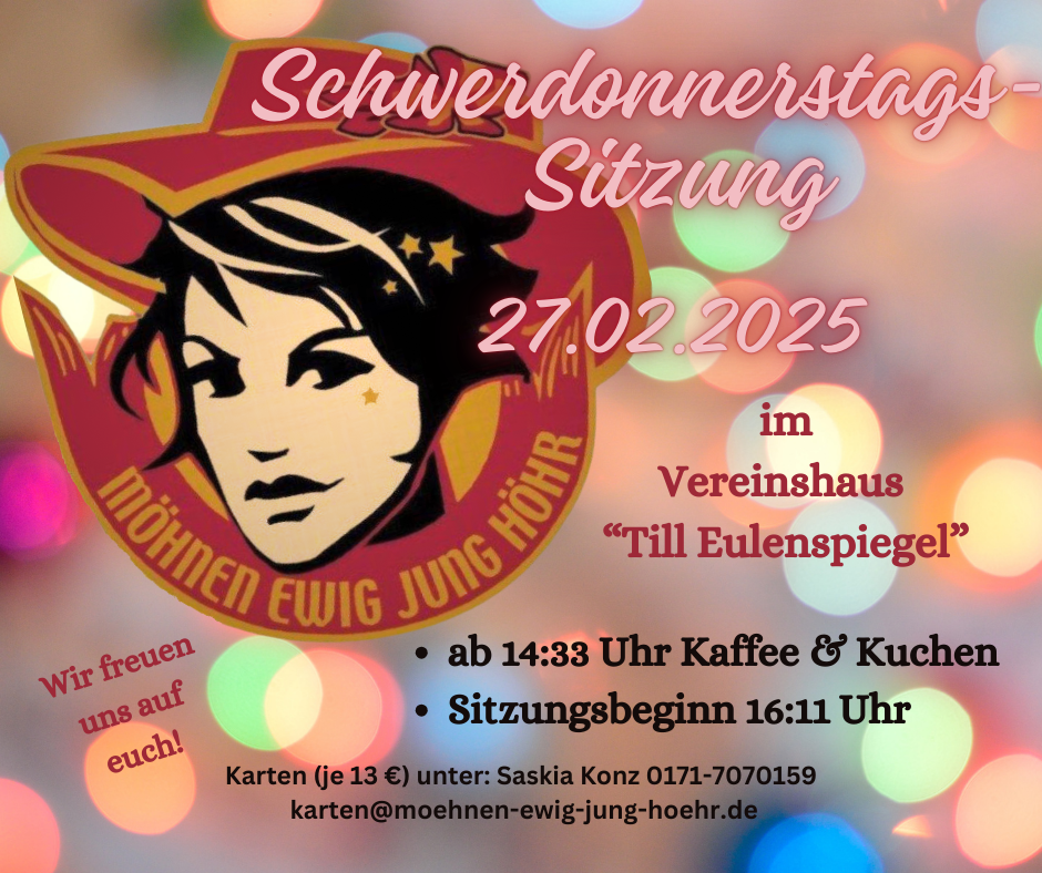 Schwerdonnerstags- Sitzung 2024 - 1 Schwerdonnerstags- Sitzung 2024 - 1